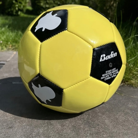 Snapchat Official Merchandise- Size 5 Football Leather Baden Stock - Picture 2 of 2